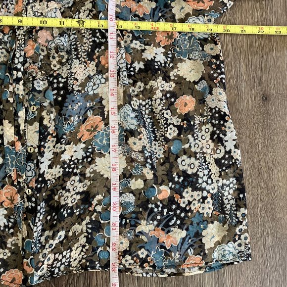 Ulla Johnson Colette Silk Blouse Night Garden - Picture 14 of 14